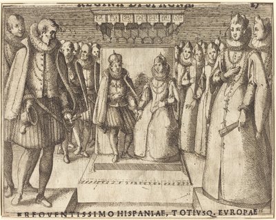 オーストリアのマーガレットとフェリペ3世 作： Jacques Callot