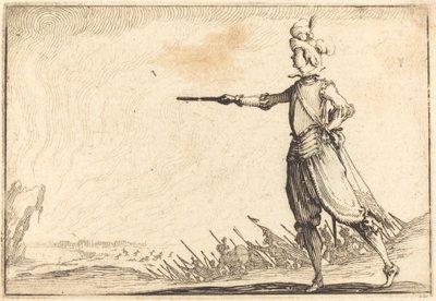 徒歩の軍司令官 作： Jacques Callot