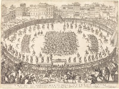 歩兵戦闘の一つ 作： Jacques Callot