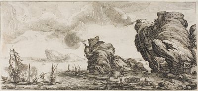 イタリアの三人のコメディアンより パンタローネ 作： Jacques Callot