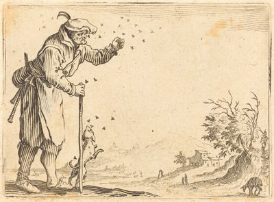 ミツバチに襲われる農民 作： Jacques Callot