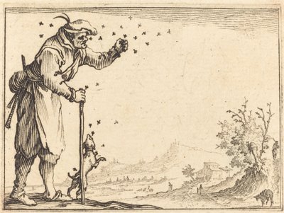 ミツバチに襲われる農民 作： Jacques Callot