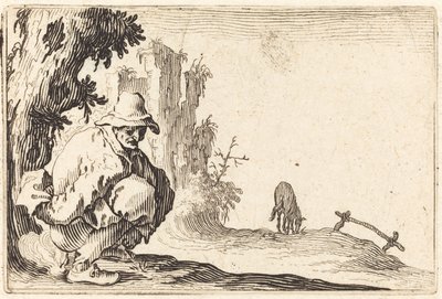 農民の排便 作： Jacques Callot
