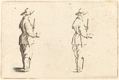 カップを持つ農民 作： Jacques Callot