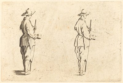 カップを持つ農民、c。 1622年。 作： Jacques Callot