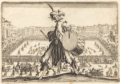 サンタ クローチェ広場、フィレンツェ 作： Jacques Callot