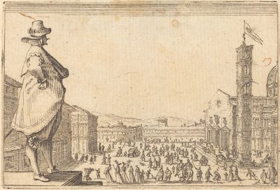 ドゥオモ広場、フィレンツェ 作： Jacques Callot
