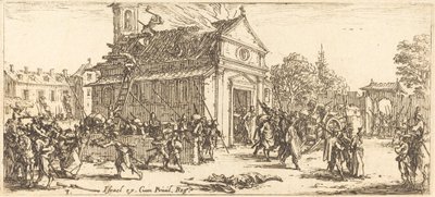 修道院の略奪 作： Jacques Callot