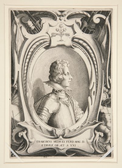 フランソワ・ド・メディシスの肖像 作： Jacques Callot