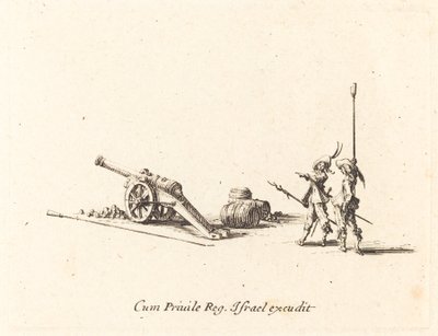 大砲発射準備中 作： Jacques Callot