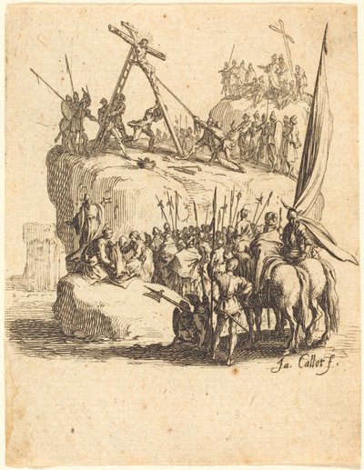 十字架の掲揚 作： Jacques Callot