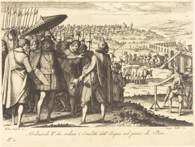 ピサの水道橋の修復 作： Jacques Callot