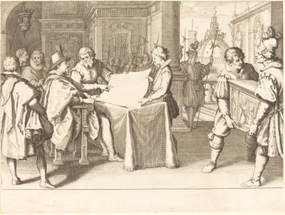 ドゥオーモの修復、フィレンツェ、c。 1614年。 作： Jacques Callot