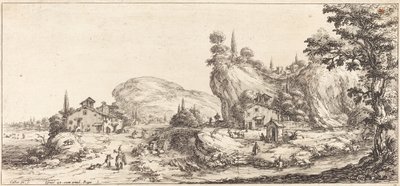 ハントから家に帰る、おそらくc。 1630年。 作： Jacques Callot