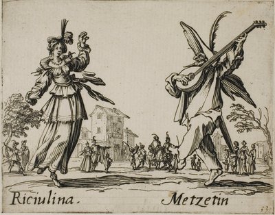 バッリ・ディ・スフェッサニアよりリシウリーナ-メッツェティン、プレート8 作： Jacques Callot