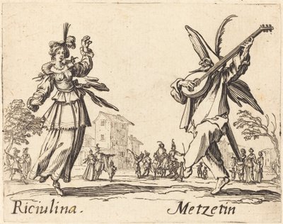 リチュリナとメッツェチン 作： Jacques Callot