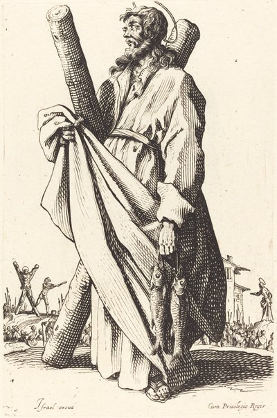 セント・アンドリュー、1631年出版。 作： Jacques Callot