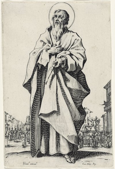 レ・グラン・アポトル（大使徒）の聖バーソロミュー、1631 作： Jacques Callot