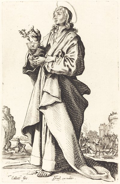 伝道者聖ヨハネ 作： Jacques Callot