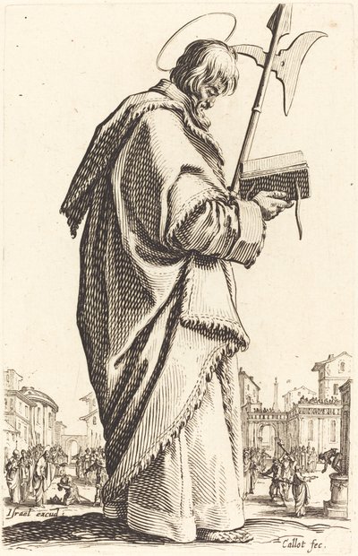 聖マティアス 作： Jacques Callot