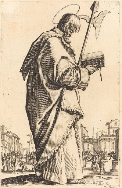聖マティアス 作： Jacques Callot
