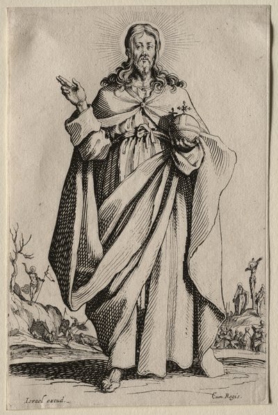 救世主の聖母マリアのイコン / Les Grands Apôtres (The Large Apostles): The Savior 作： Jacques Callot