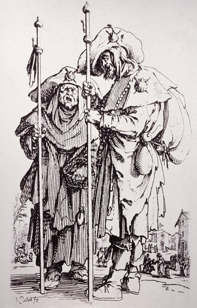 サンティアゴ・デ・コンポステーラ。 1650年頃（彫刻） 作： Jacques Callot