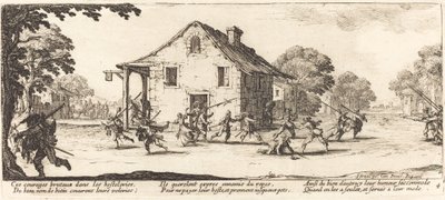 略奪のシーン 作： Jacques Callot