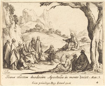 山上の垂訓 作： Jacques Callot
