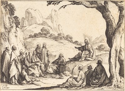 山上の垂訓 作： Jacques Callot