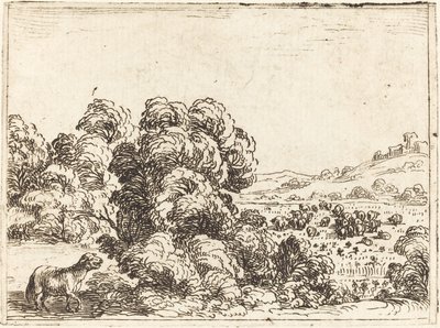 子羊を呼ぶ羊 作： Jacques Callot