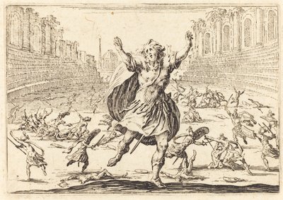 ローマのサーカスでの小競り合い 作： Jacques Callot