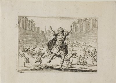 カプリスより サーカスの小競り合い 作： Jacques Callot