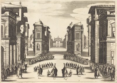 スレイマン、第二幕 作： Jacques Callot
