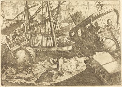バルセロナ沖の嵐 作： Jacques Callot