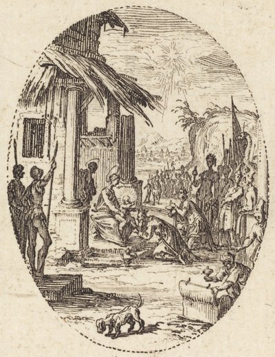 魔術師の崇拝 作： Jacques Callot