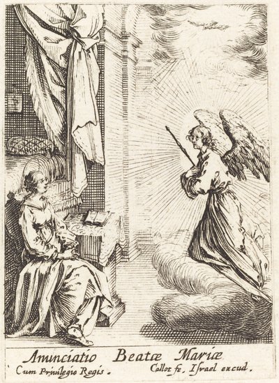 受胎告知 作： Jacques Callot