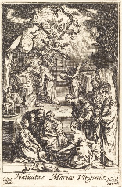 聖母の誕生、1630年以降。 作： Jacques Callot