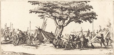 キャンプ 作： Jacques Callot