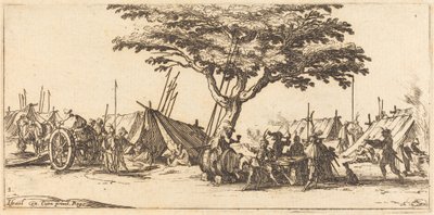 キャンプ 作： Jacques Callot