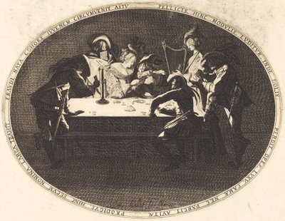 カードプレーヤー 作： Jacques Callot