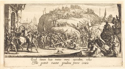 十字架の担ぎ 作： Jacques Callot