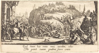 十字架の担ぎ 作： Jacques Callot