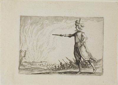 徒歩の司令官（『気まぐれ』より 作： Jacques Callot