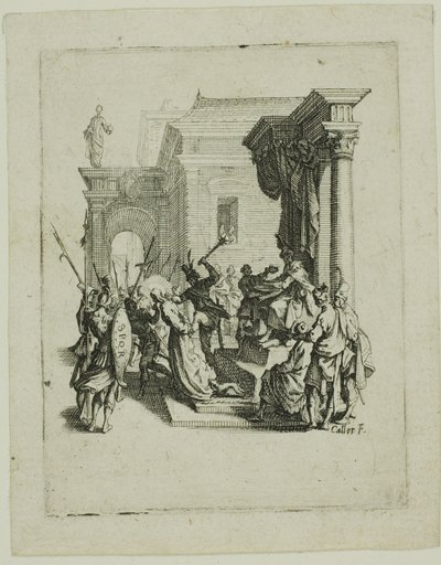 小さな受難』より「死への宣告 作： Jacques Callot