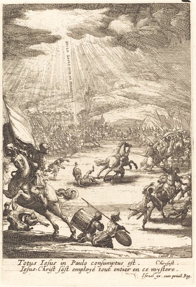 聖パウロの回心 作： Jacques Callot
