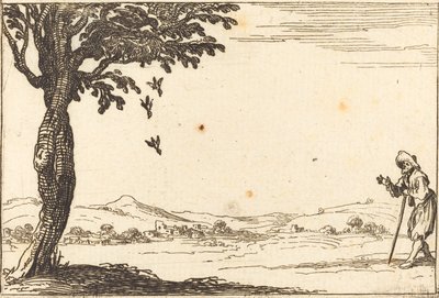 カラスと彼女の子供 作： Jacques Callot