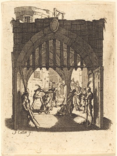 いばらの冠、c。 16241625。 作： Jacques Callot