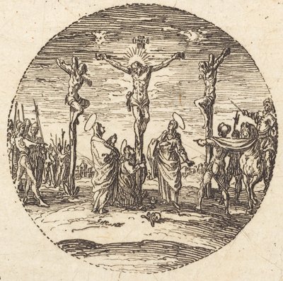 はりつけ、c。 1631年。 作： Jacques Callot