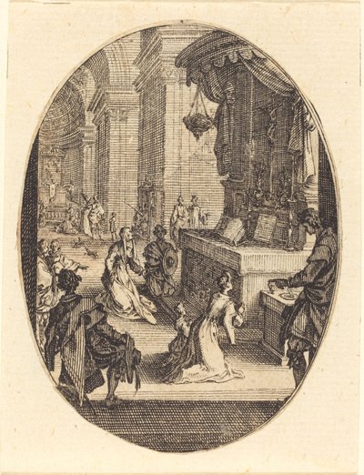 The Cult of God」（1627年頃）。 作： Jacques Callot